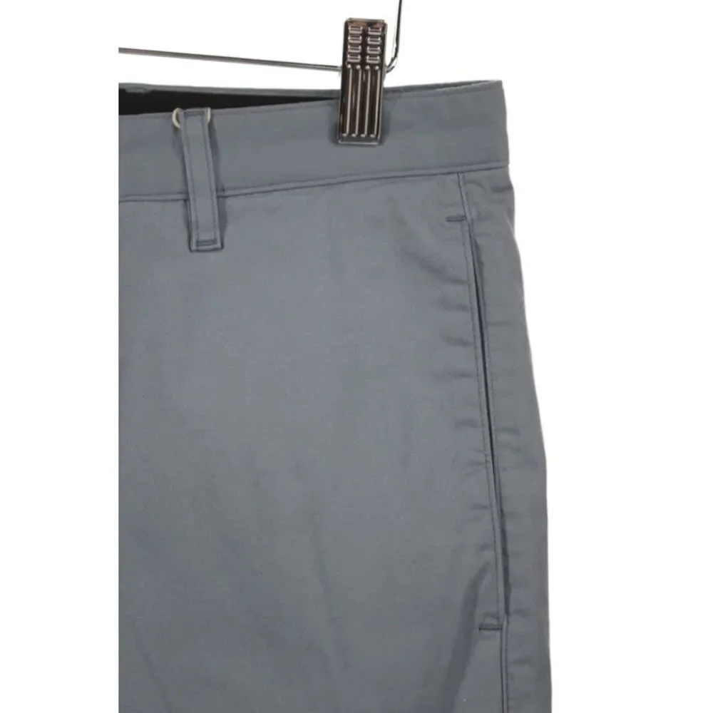 Theory Mens Chino Shorts Gray Cotton Button Size 29
